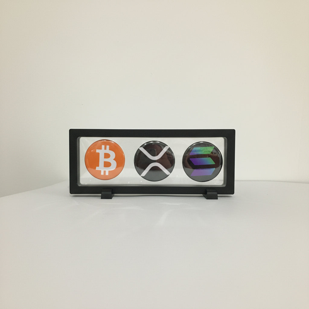 Display Decorativo Criptomoedas -Personalizável