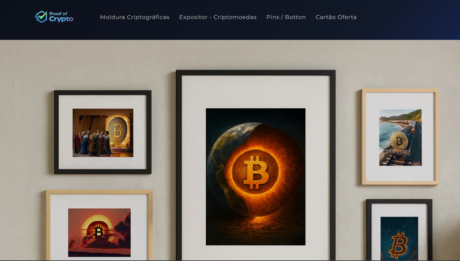 Arte e Decoração de Criptomoedas | Proof of Cripto