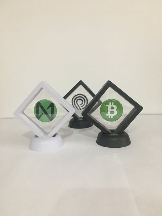 Display Decorativo Criptomoedas 7x7 - Personalizável