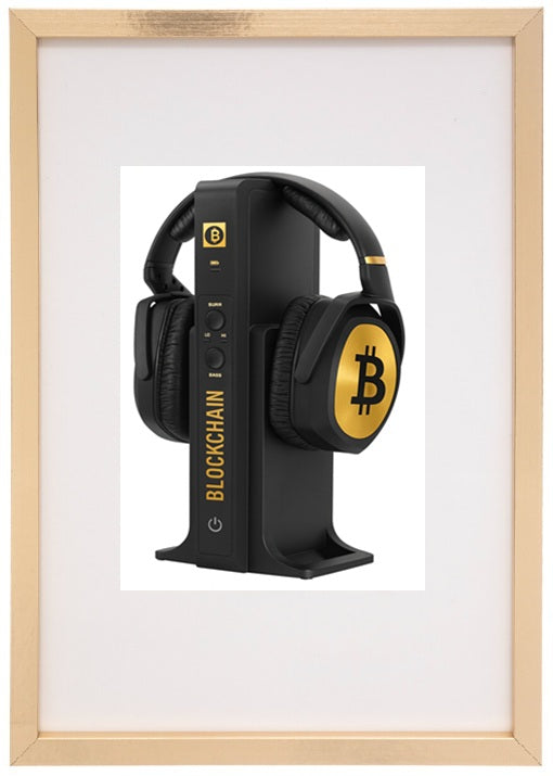 Headphones in my ears, crypto on my mind.