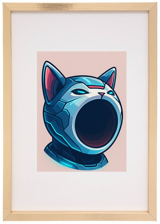 Moldura bege alusivo à criptomoeda popcat