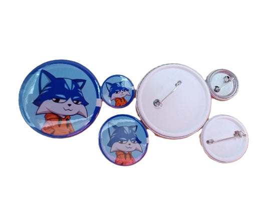 Pin botton colecionável criptomoeda toshi medida 38mm