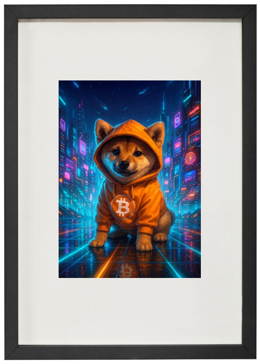 O quadro token Dog Bitcoin combina o espírito brincalhão dos memes com a força simbólica do Bitcoin, criando uma identidade divertida e marcante no universo cripto.